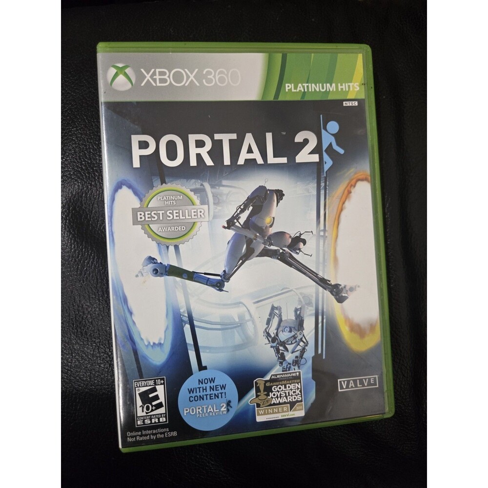 Portal 2 (Microsoft Xbox 360, 2011) Video Game Complete Tested And Works